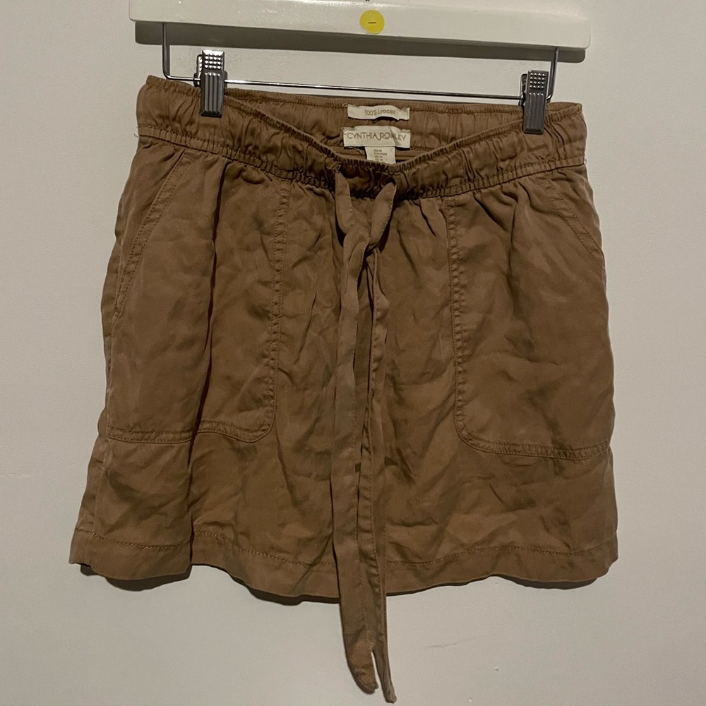 Women’s‎ Cynthia Rowley Skirt Sz M,khaki . Lyocell
